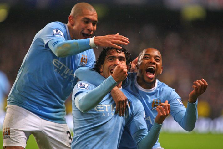 Robinho og félagar.