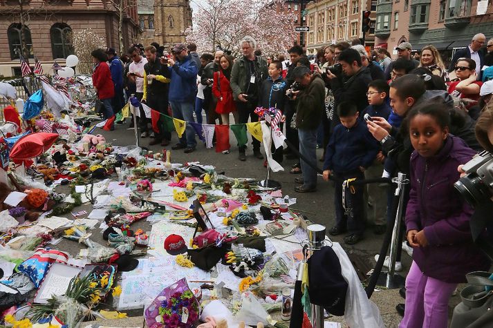 Íbúar í Boston syrgja þá sem fórust í árásunum.