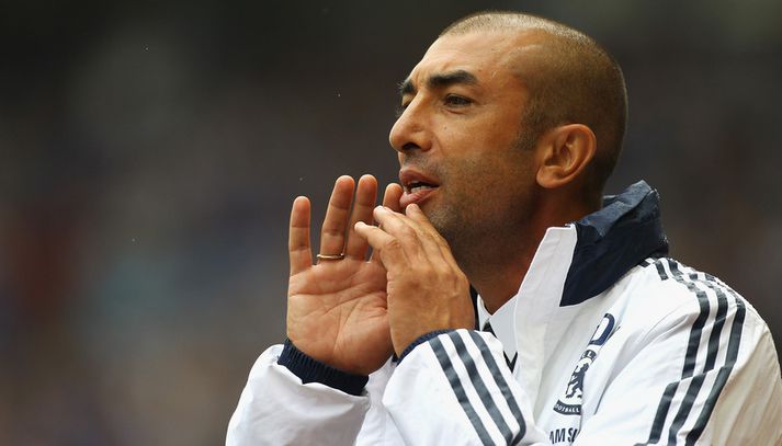 Roberto Di Matteo, þjálfari Chelsea í leiknum áðan.