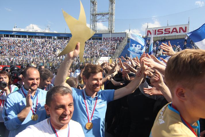 Villas-Boas stýrði Zenit St. Petersburg til sigurs í rússnesku deildinni á dögunum.
