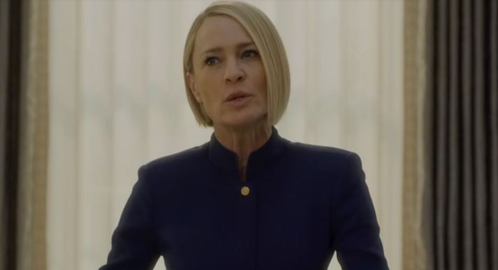 Robin Wright í hlutverki Claire Underwood.