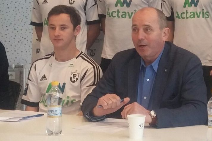 Jeremy Serwy og Jón Rúnar Halldórsson.