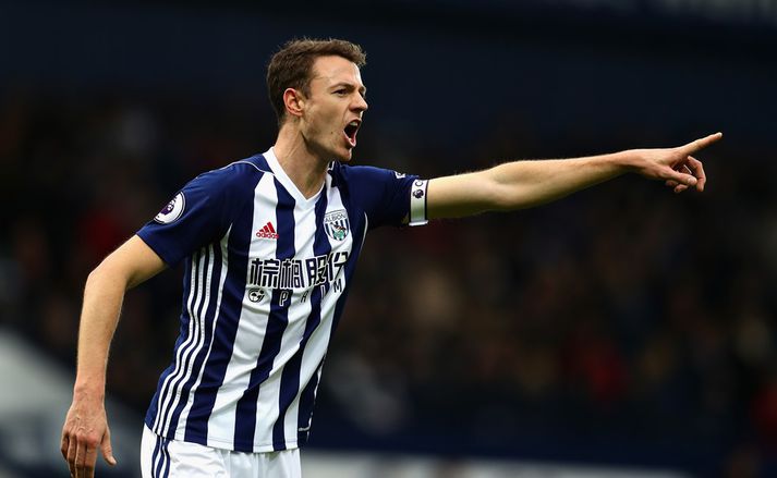 Jonny Evans í leik með WBA.