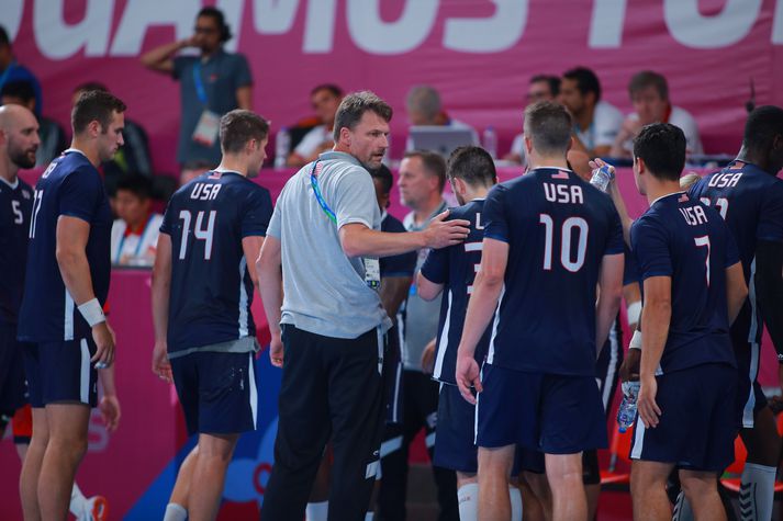 Robert Hedin er þjálfari bandaríska landsliðsins í handbolta.