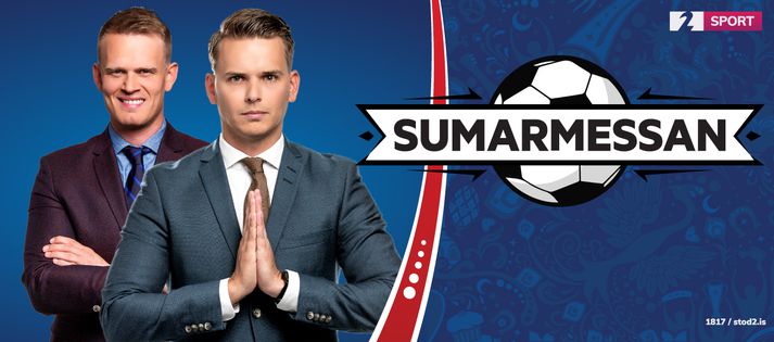 Benedikt Valsson og Hjörvar Hafliðason verða í Sumarmessunni á meðan HM stendur.