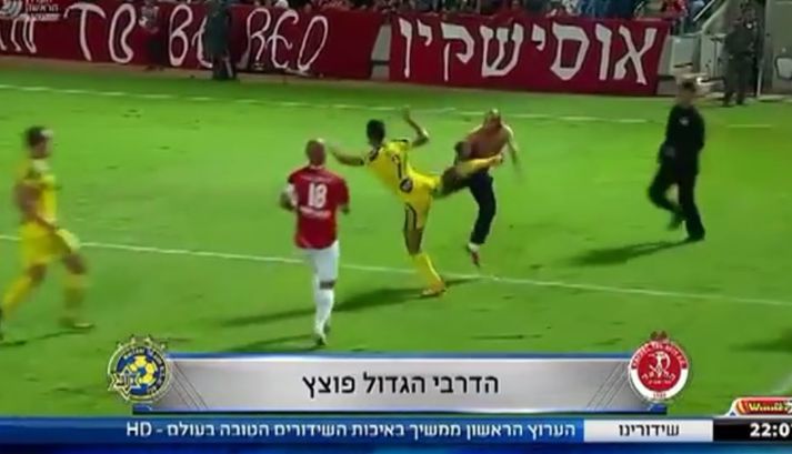 Skjáskot af slagsmálunum.