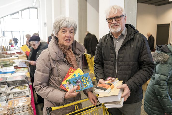 Hafsteinn og Anna eru ekki síst með börnin í huga við val sitt á bókum.