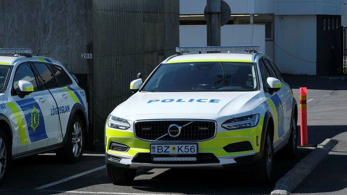 Maðurinn ógnaði engum en var handtekinn sökum annarlegs ástands.