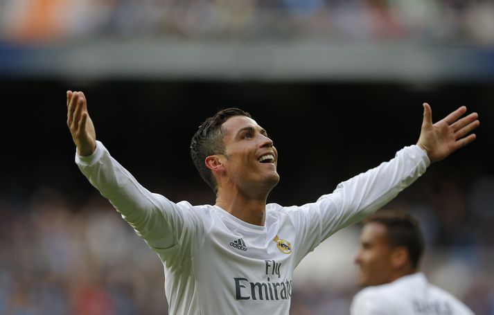Ronaldo fagnar einu marka sinna gegn Celta Vigo.
