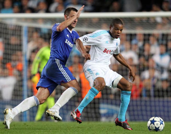 Remy í leik með Marseille gegn Chelsea í Meistaradeildinni.