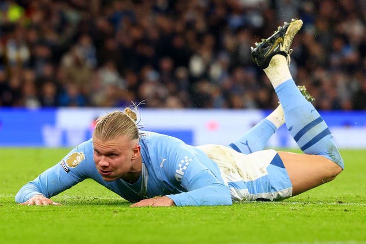 Erling Håland var ekki á skotskónum í dag og brenndi af þremur dauðafærum