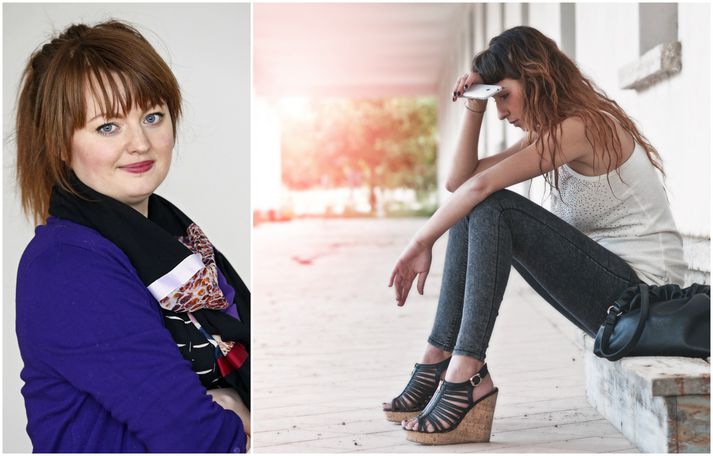 Steinunn Anna segir kvíða gera vart við sig hjá ungu fólki og tengir það samfélagsmiðlanotkun.