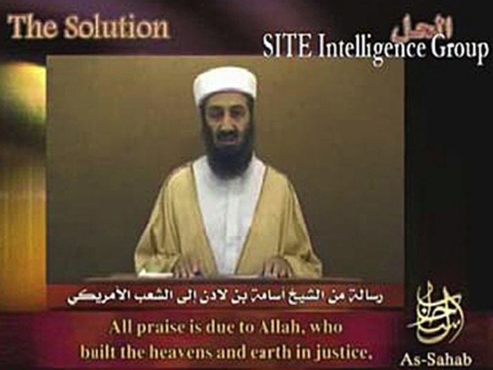 Bin Laden í myndbandsávarpi 7. september síðastliðinn.