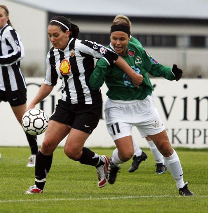 KR vann 5-0 sigur í kvöld.