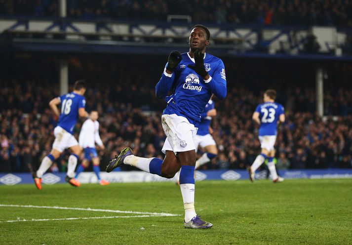 Lukaku fagnar 50. marki sínu fyrir Everton.