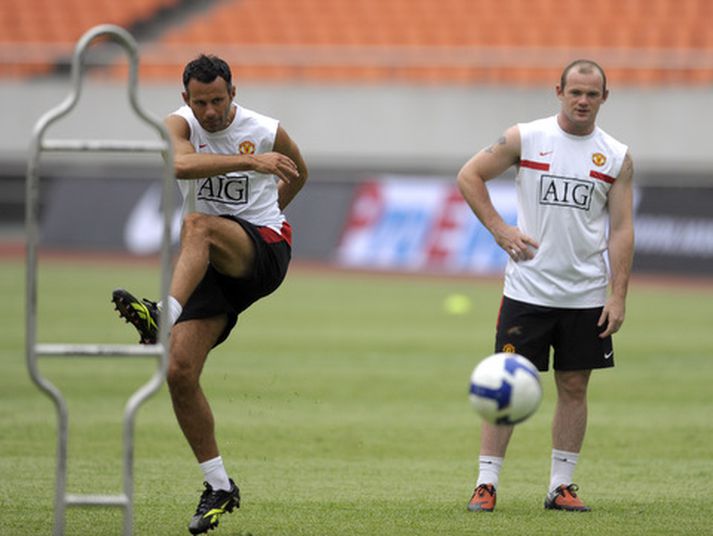 Ryan Giggs er búinn að standa sig vel á æfingum með Manchester United síðustu daga.