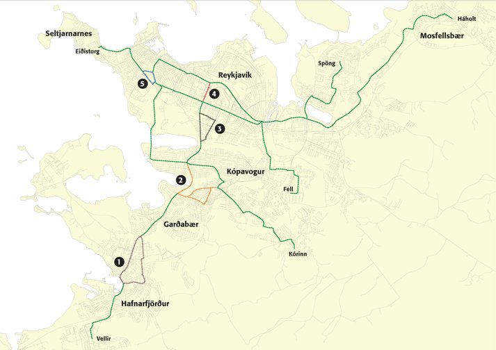 Afstaða til Borgarlínunnar er breytileg eftir aldri en yngra fólk er hlynntara Borgarlínunni en eldra.