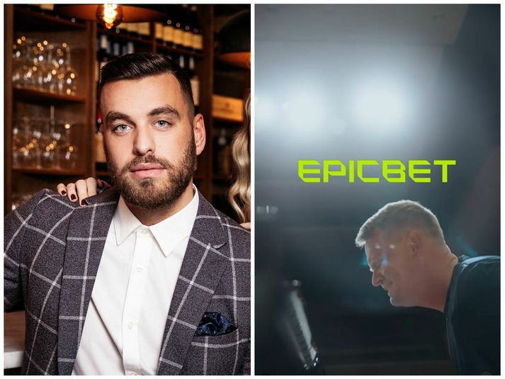 Epicbet sem Daði Laxdal er í forsvari fyrir hefur meðal annars verið í samstarfi við Hjörvar Hafliðason í að auglýsa veðbankann nýja.