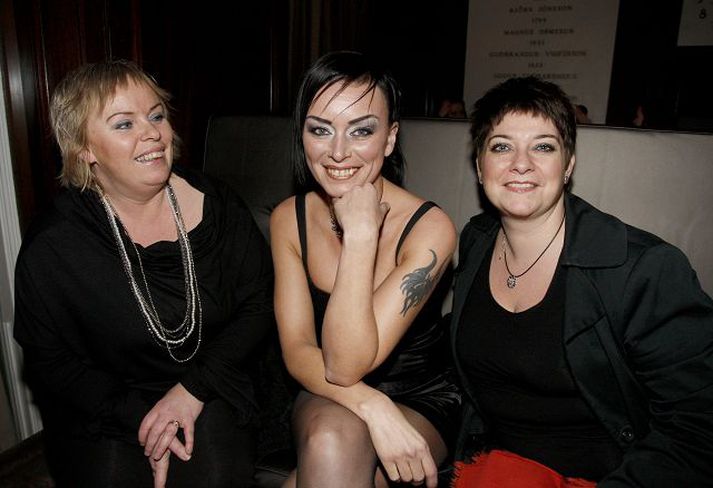 María Kristjánsdóttir, Klara Egils og Kristín Þórsdóttir létu sig ekki vanta.
Fréttablaðið/Anton