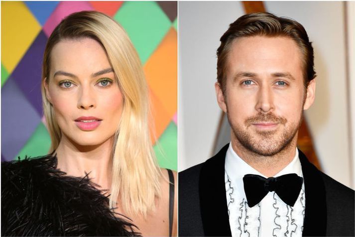 Margot Robbie og Ryan Gosling.