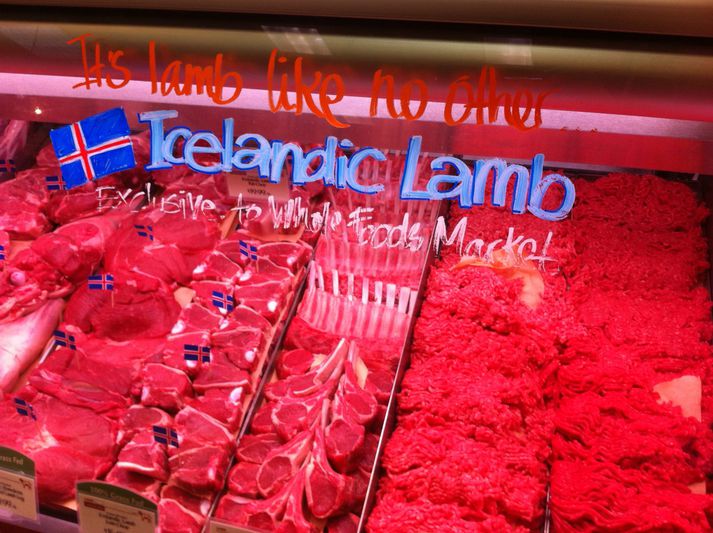 Bandaríska verslanakeðjan Whole Foods Market selur meðal annars íslenskt lambakjöt.