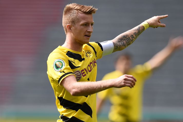 Marco Reus, leikmaður Dortmund í leik á dögunum.