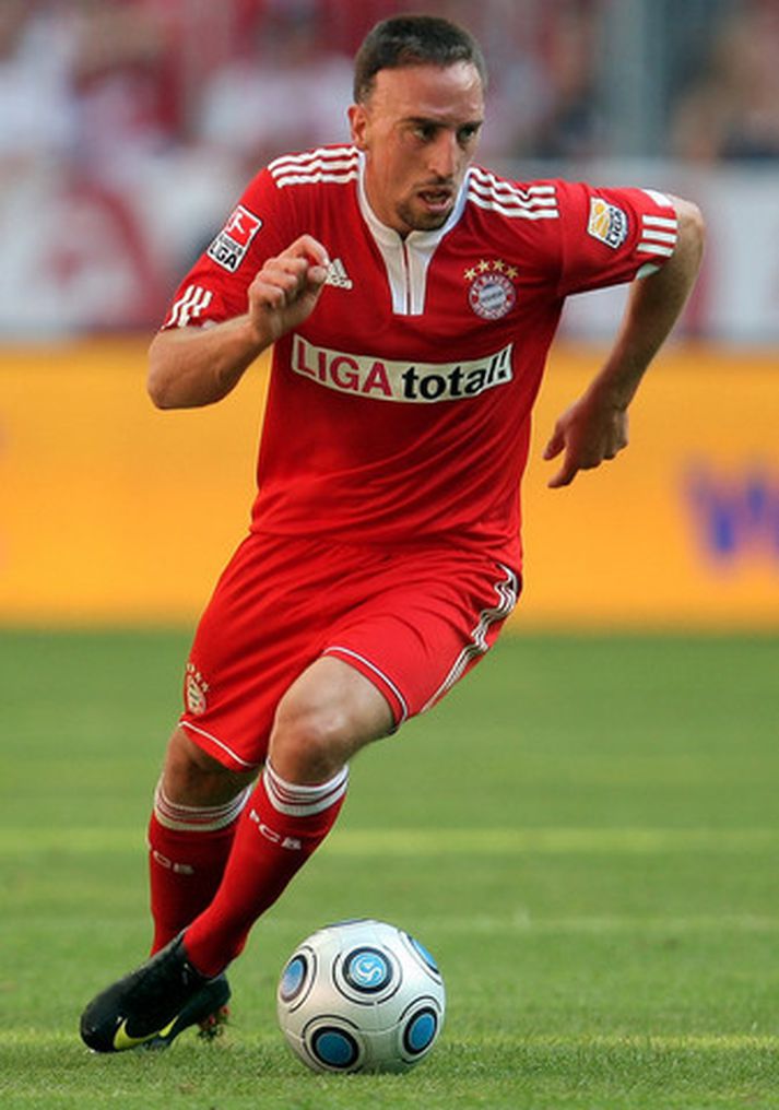 Franck Ribery í leik með Bayern München.