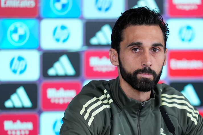 Alvaro Arbeloa býr sig undir kveðjustund. 