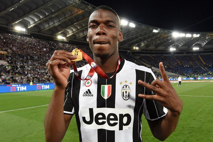 Paul Pogba varð að einum besta miðjumanni heims hjá Juventus.