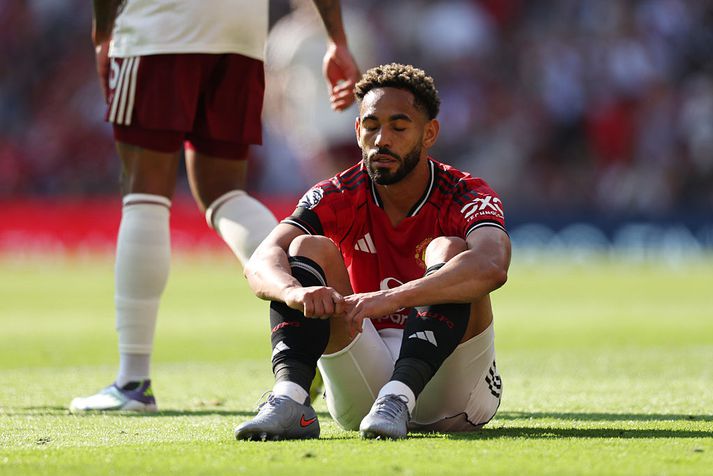 Matheus Cunha var líflegur í liði Manchester United í gær en náði ekki að skora frekar en aðrir leikmenn liðsins.