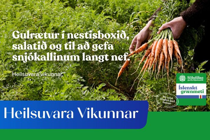 Hefur þú prófað stökkar gulrótarfranskar úr íslenskum gulrótum?