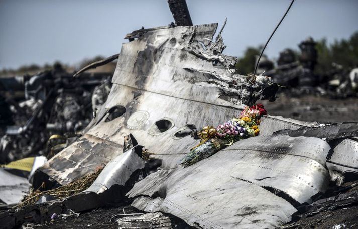 298 manns fórust þegar MH17-vél Malaysia Airlines var skotin niður í austurhluta Úkraínu 17. júlí síðastliðinn.