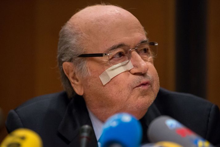 Sepp Blatter, forseti FIFA.