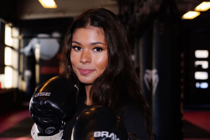 Erika Nótt hefur sett stefnuna hátt. Hún stefnir á atvinnumennsku og það að flytja til útlanda.