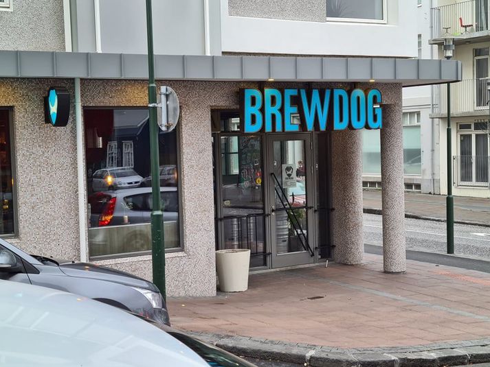 BrewDog er á horni Frakkastígs og Hverfisgötu.