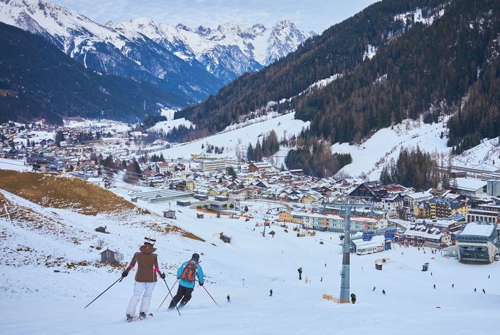 St. Anton am Arlberg hefur verið vinsæll áfangastaður skíðafólks í gegn um árin.