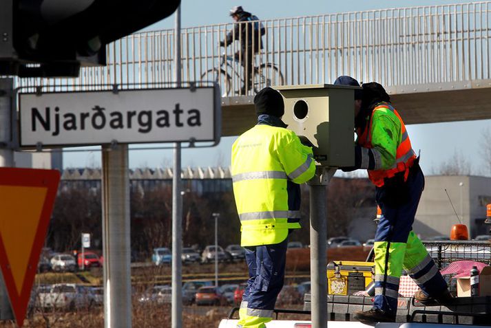 Hingað til hafa aðeins svokallaðar punktmyndavélar verið notaðar á Íslandi.