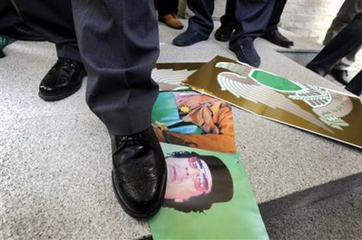 Tímabili Gaddafi lýkur í dag.