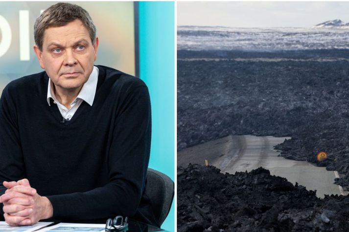 Þrýstingsbreytingar í borholu HS Orku í Svartsengi hafa verið taldar fyr­ir­boði eld­goss. Magnús Tumi segir atburðinn í morgun vísbendingu um að það styttist í næsta atburð. 