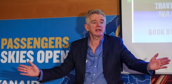 Michael O'Leary, forstjóri Ryanair, er til í nýjar þotur frá Boeing. 