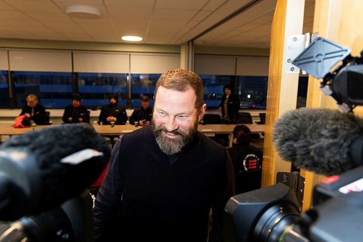 Ástráður Haraldsson hefur verið á fundi með fulltrúum Eflingar og Samtaka atvinnulífsins frá því klukkan níu í morgun.