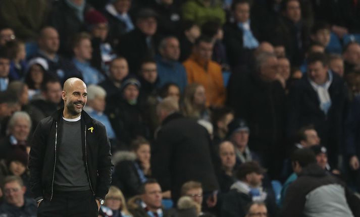 Pep Guardiola er með örugga forystu á toppi úrvalsdeildarinnar