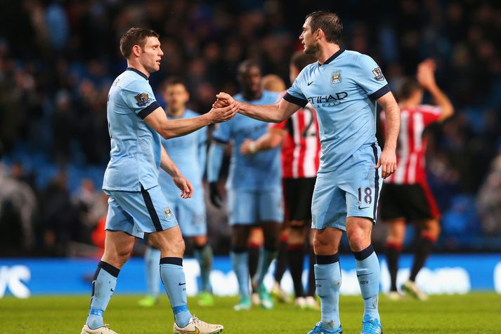 Frank Lampard og James Milner.
