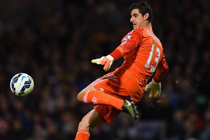 Thibaut Courtois í leiknum gegn Burnley.