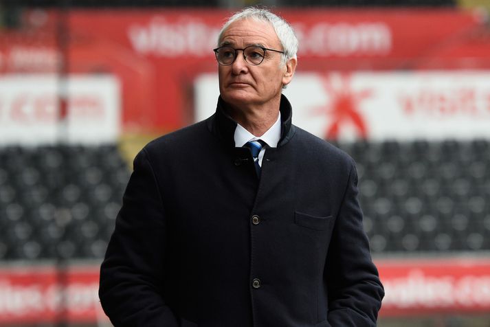 Claudio Ranieri nýtur lífsins hjá Leicester.