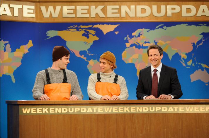 Hér má sjá félagana úr Saturday Night Live.