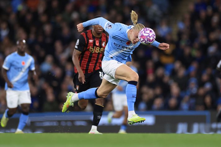 Haaland hefur nú skorað 17 mörk í 13 leikjum í öllum keppnum.