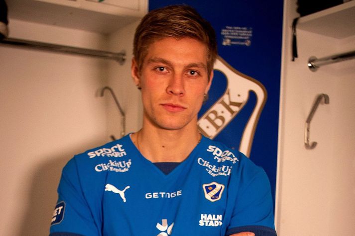 Birnir Snær skoraði mark Halmstad í dag.