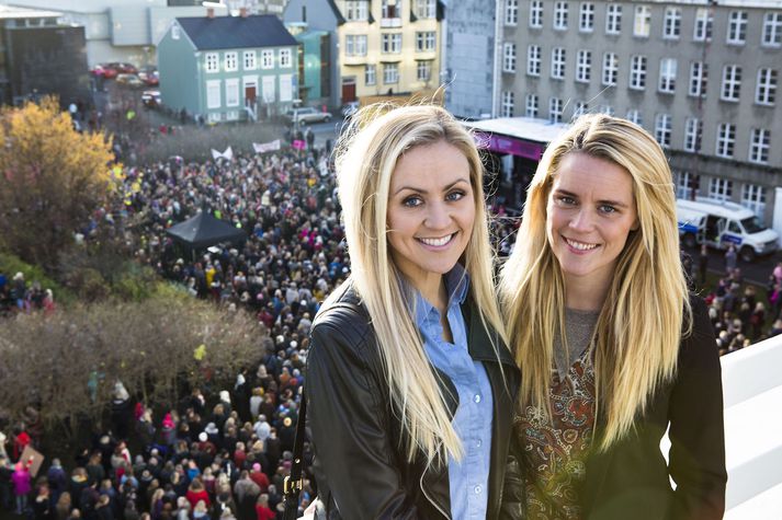 Ragnhildur Steinunn og Edda Hermannsdóttir.