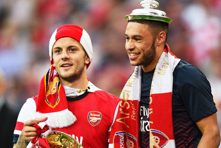 Arsenal-mennirnir Jack Wilshere og Alex Oxlade-Chamberlain (The Ox) gætu farið til Tékklands.